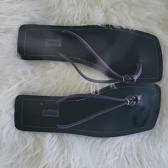 Purple Jamaican Handmade Sandals - Picture 3 of 3